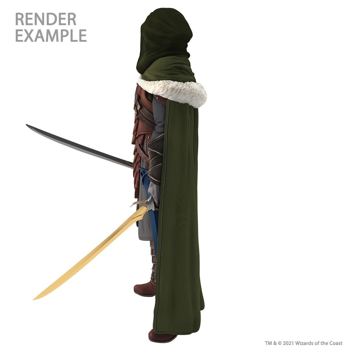 D&D: Full-Sized Drizzt Foam Statue