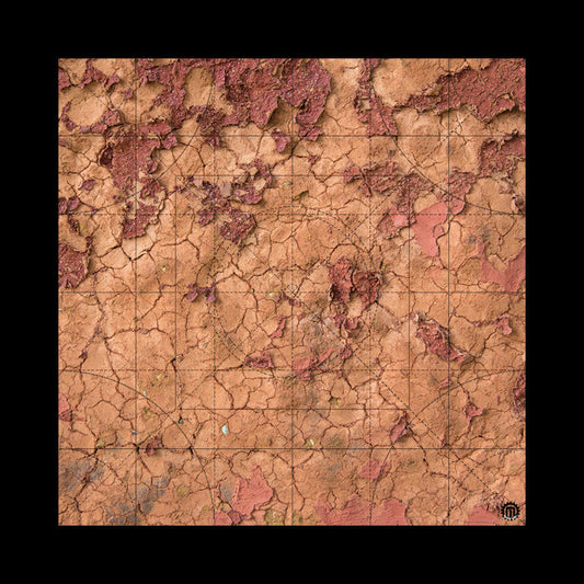 Badlands Wasteland Play Mat - Premium Tabletop Wargaming Surface by Mats by Mars