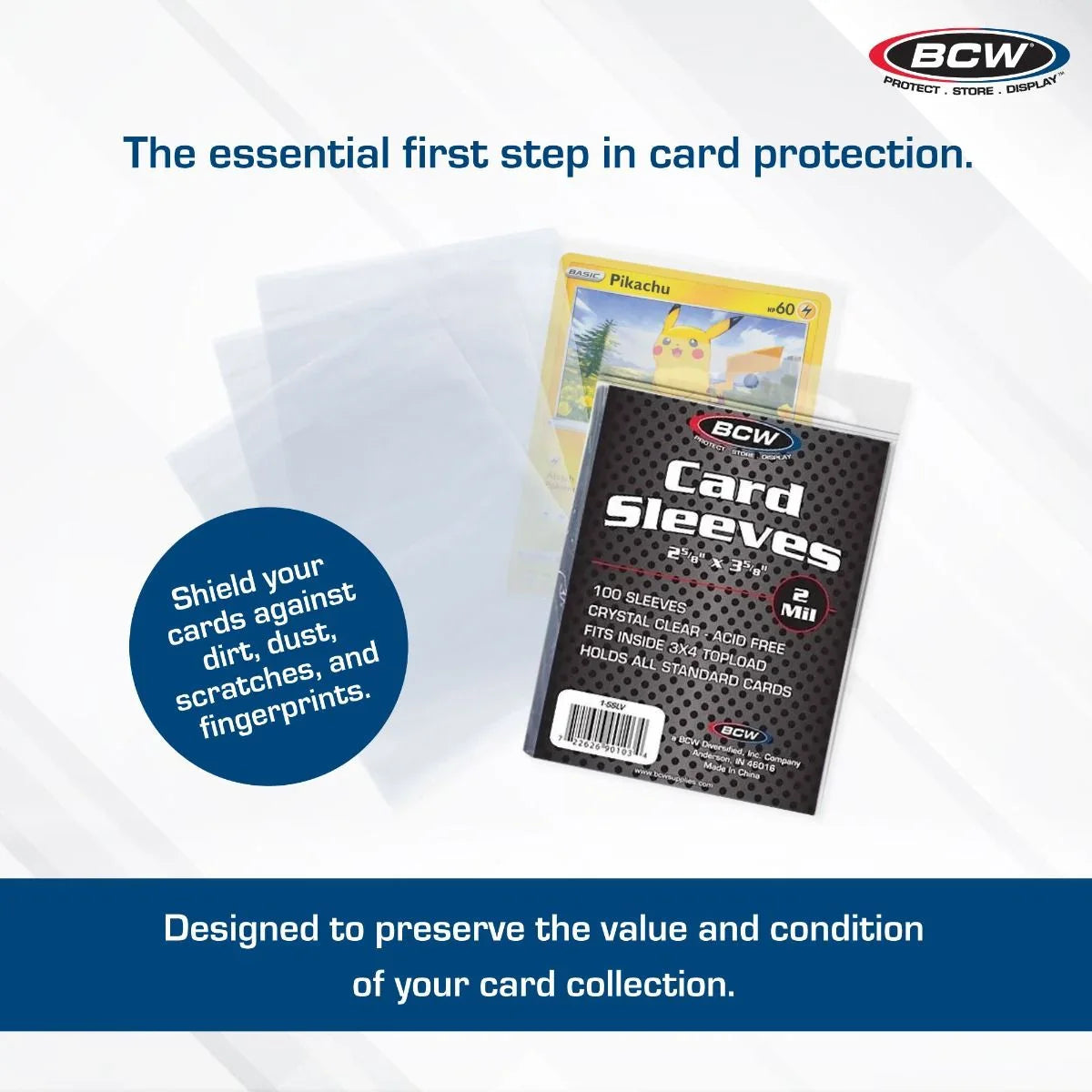 BCW Standard Card Sleeves | Essential TCG Card Protection