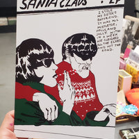 Sonic Youth Goo Santa Claus Card