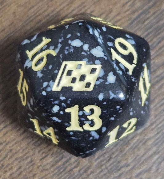 Aetherdrift Spindown Die – Official MTG Life Counter D20
