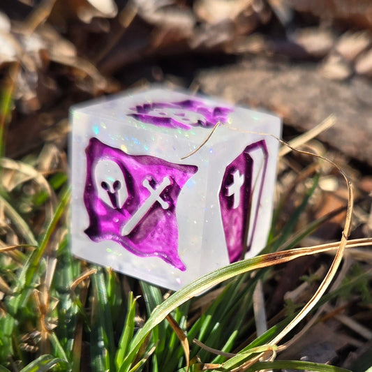 Random Monster Encounter D6 – 20mm Oversized Handmade Creature Die for TTRPG Dungeon Masters