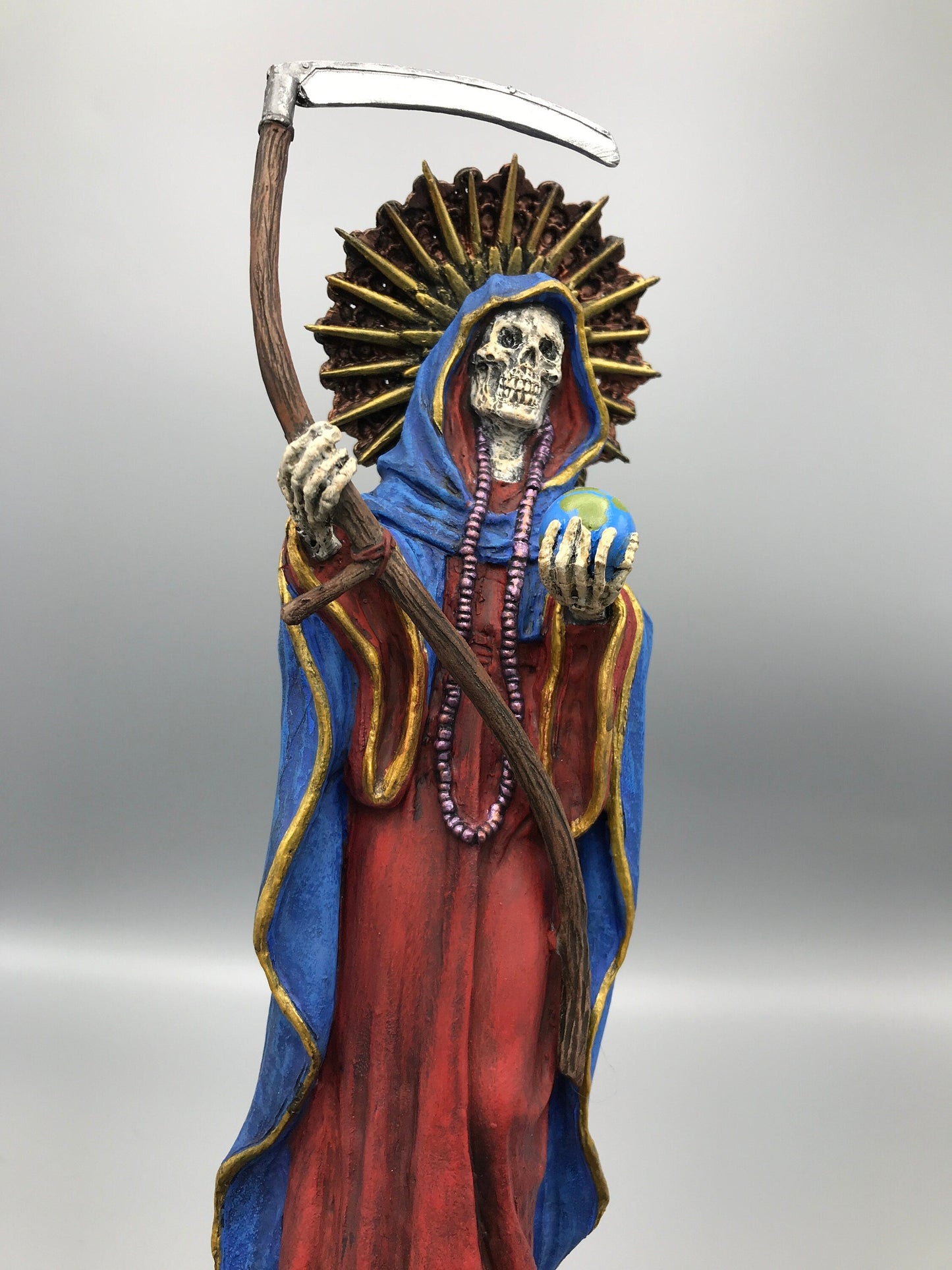 Santa Muerte Statue, Full Color