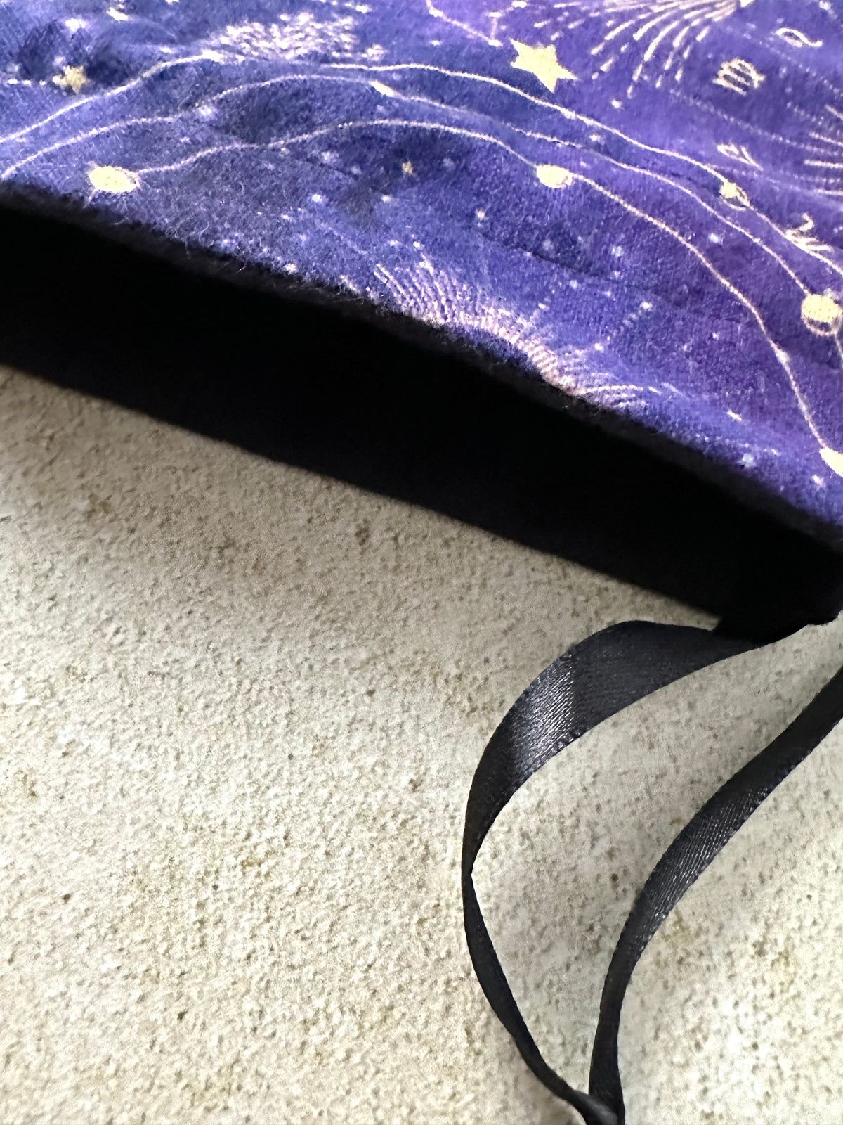Purple Constellation Tarot Card Bag – Witchy Gift for Tarot Readers & Astrology Lovers