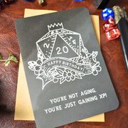You're Not Aging XP DnD Birthday Card