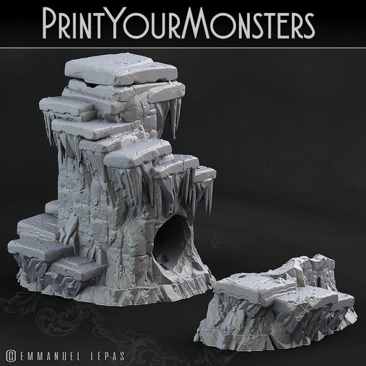 3D Printed Ice Dice Tower