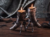 Tealight Candle Horn Set