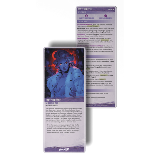 Deck of Legends — City of Mist Danger Cards (40-Card Deck)