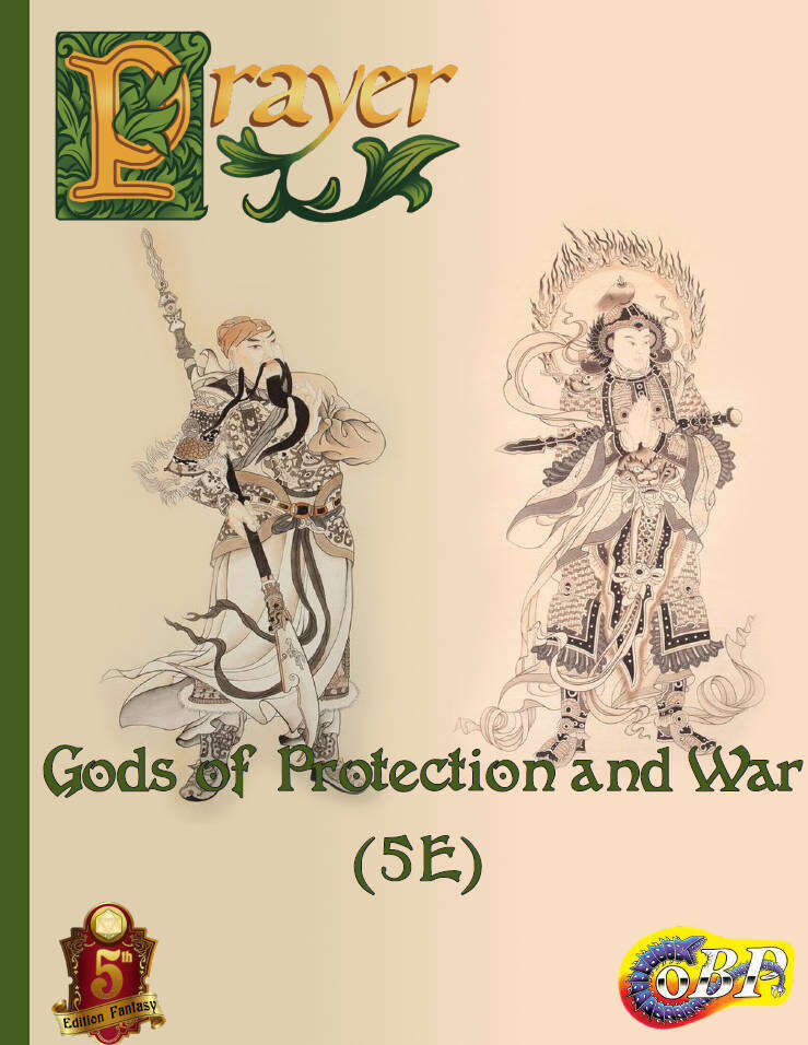 Prayer - Gods of Protection and War (5E)