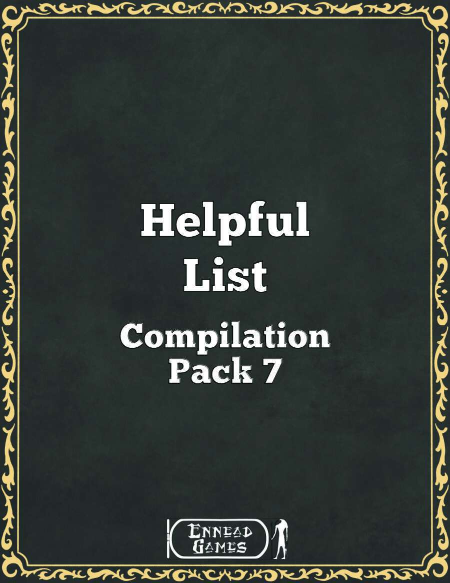 Helpful List Compilation Pack 7
