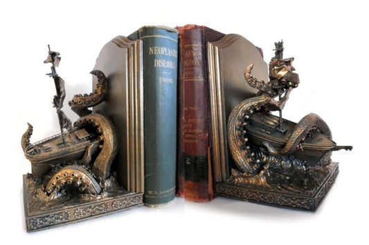 Kraken Bookends, Limited Edition