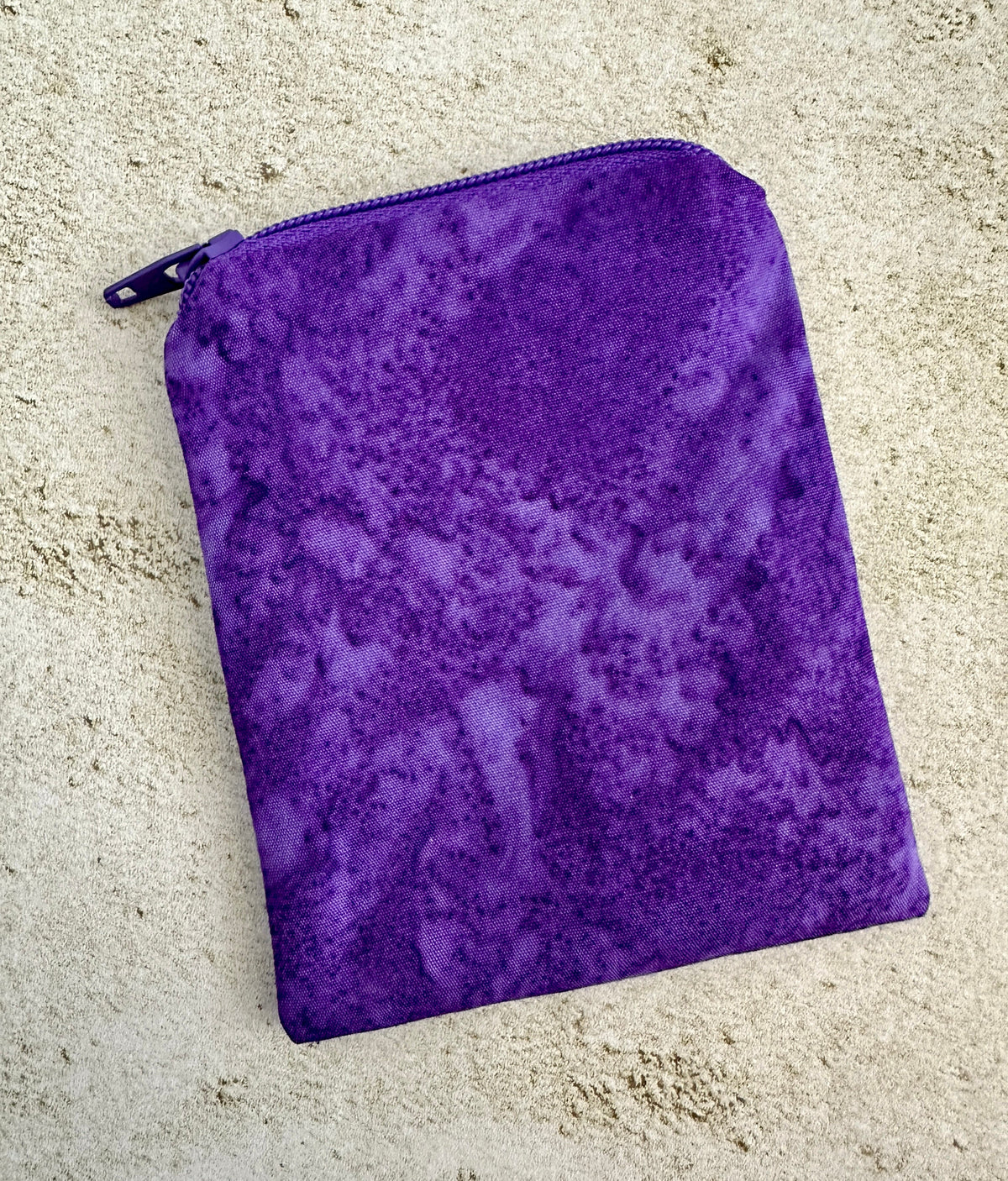 Purple Unicorn Mojo Bag – Embroidered Batik Pouch for Crystals & Coins