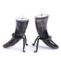 Tealight Candle Horn Set