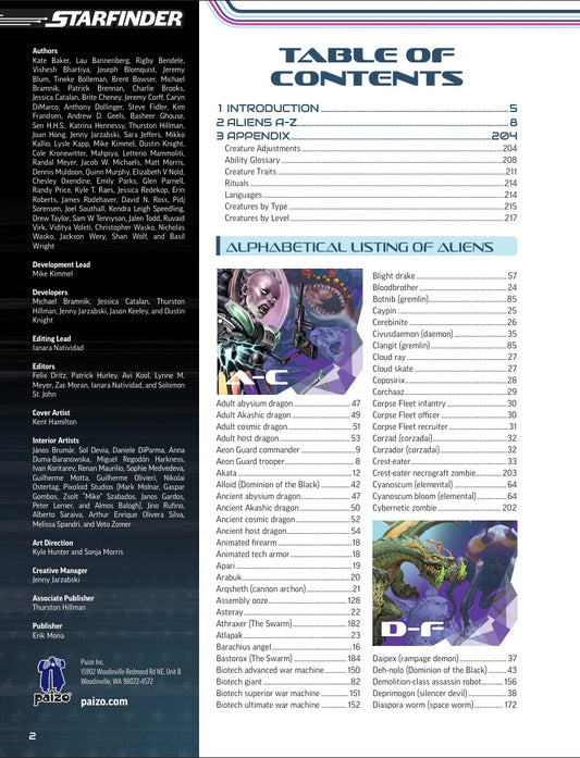 Starfinder RPG: Alien Core Pocket Edition (2E)