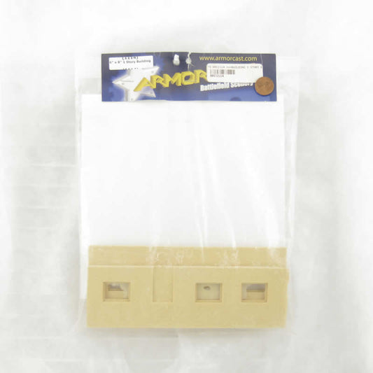 Armorcast ARC1114 One-Story Building – 6x8 Inch 28mm Resin Terrain
