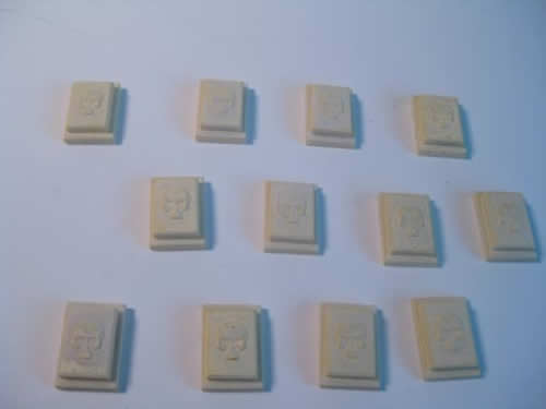 ARM0609 Skull Headstones 28mm Terrain Accessories (12)