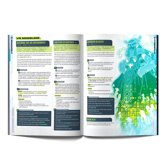:Otherscape Action Database — 108-Page Mythic Cyberpunk RPG Supplement