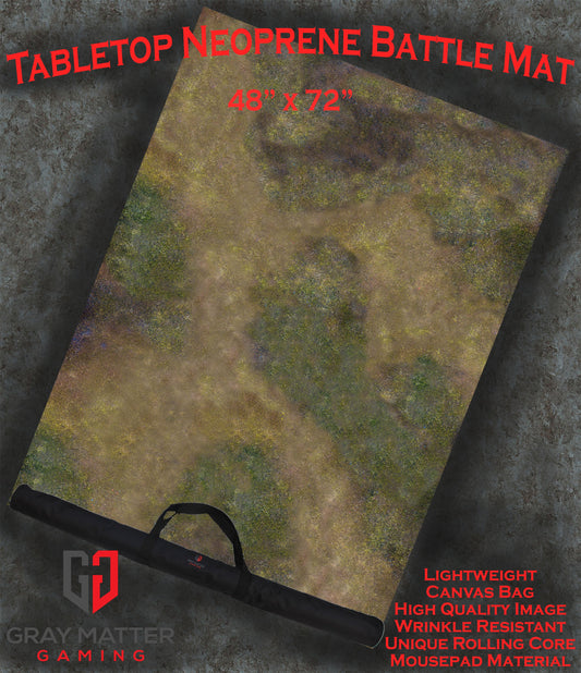 Autumn Prairie Neoprene Battle Mat – Tabletop Wargaming & RPG Play Mat