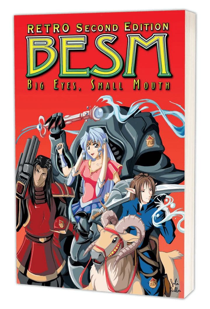 BESM: Retro Second Edition Softcover — Multi-Genre Anime RPG