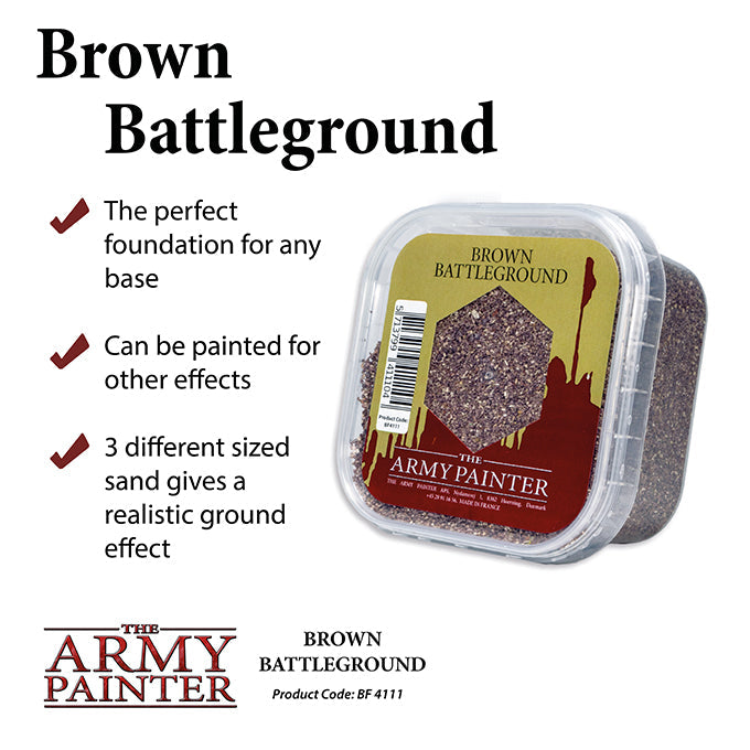 Army Painter Tools: Basing: Brown Battleground