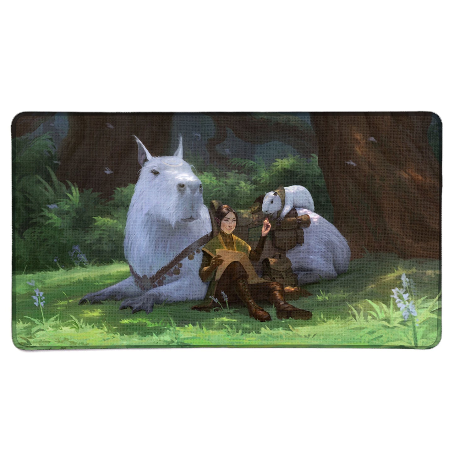 Capybara Retreat | Irina Nordsol Series | Premium Oversized Playmat