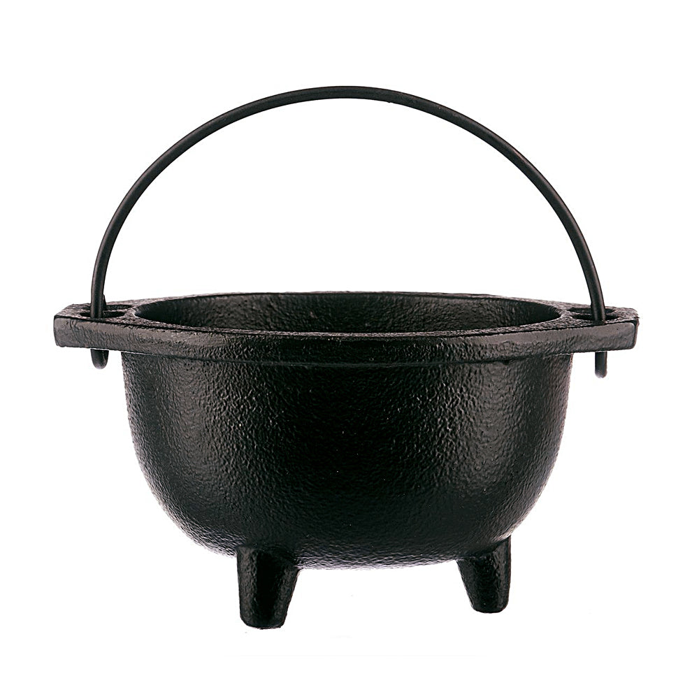Cast Iron Cauldron – 6" Ritual & Smudging Cauldron