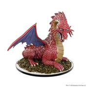 D&D: Icons of the Realms - 50th Anniversary Classic Red Dragon Boxed Miniature