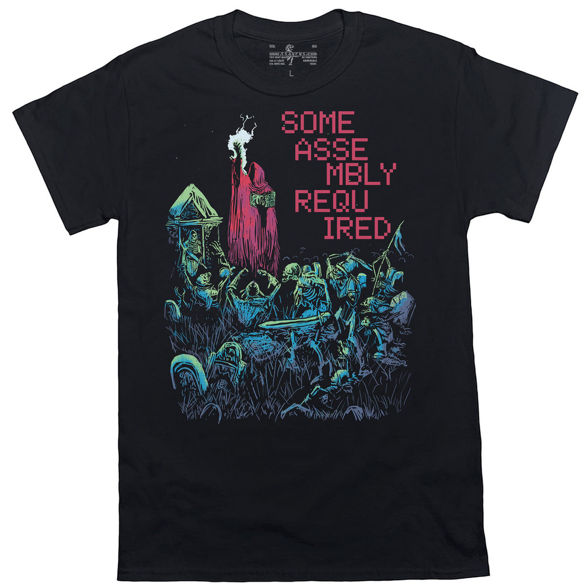 Some Assembly Required - Necromancer Wizard Tee