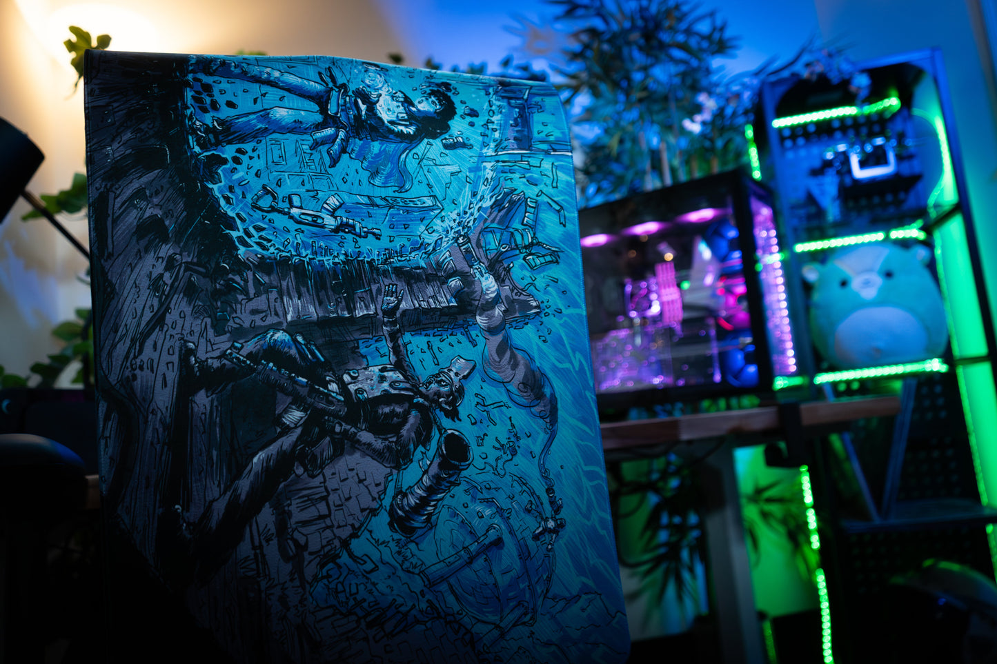 "Frostbite" — Rust Deskmat