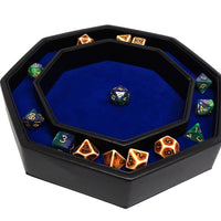 Classic 8 Inch Dice Tray With Dice Staging Area and Lid