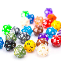 Bulk 20 Sided Dice | 25 Count Assorted D20s