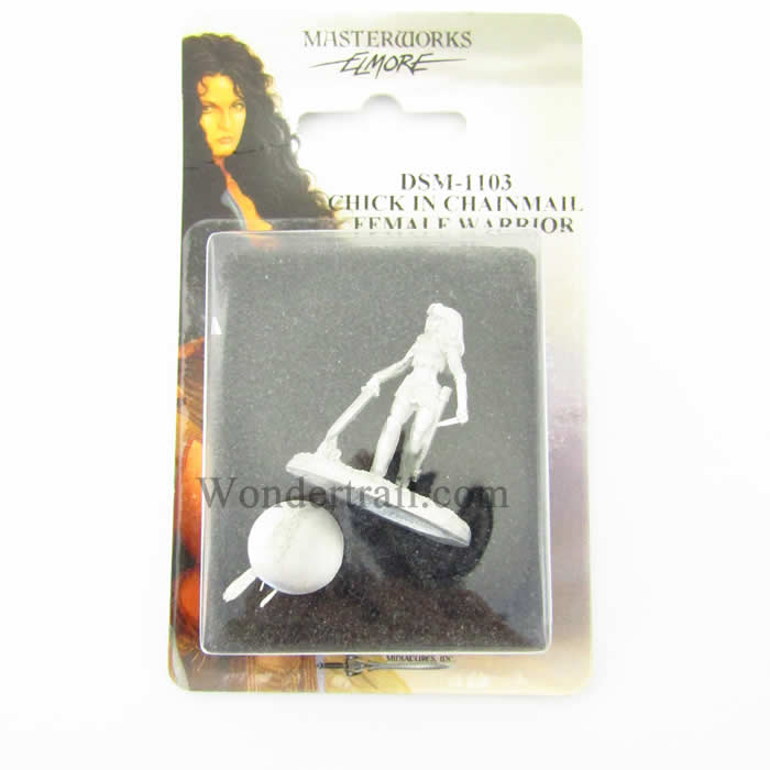 DSM1103 Chick In Chainmail 1 Miniature Elmore Masterworks
