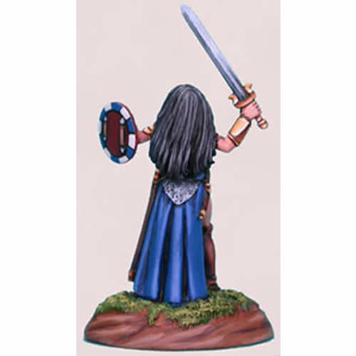 DSM1116 Chick In Chainmail No. 3 Female Fighter Miniature