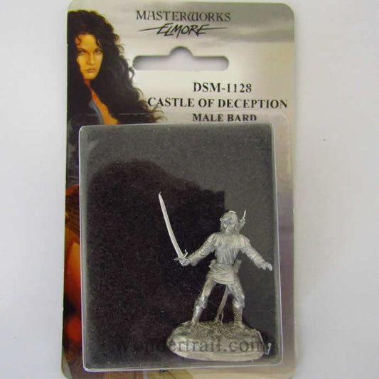 DSM1128 Male Bard Castle of Deception Miniature Elmore Masterwork