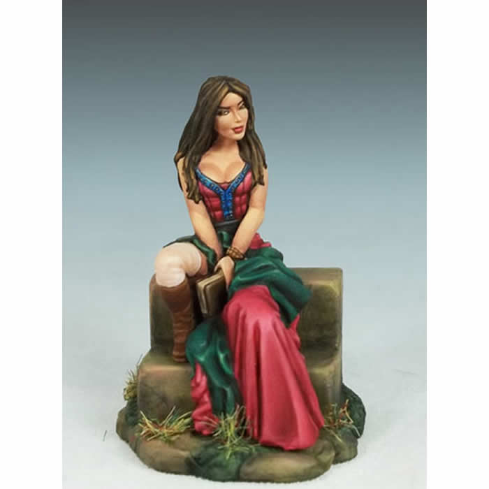 DSM1187 Female Mage On Stairs Miniature Elmore Masterworks