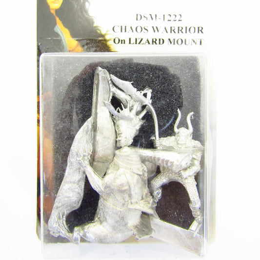 DSM1222 Chaos Warrior on Lizard Mount Miniature Elmore Masterwork