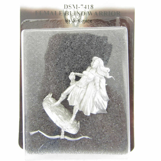 DSM7418 Female Blind Warrior Miniature Visions In Fantasy Dark Sword