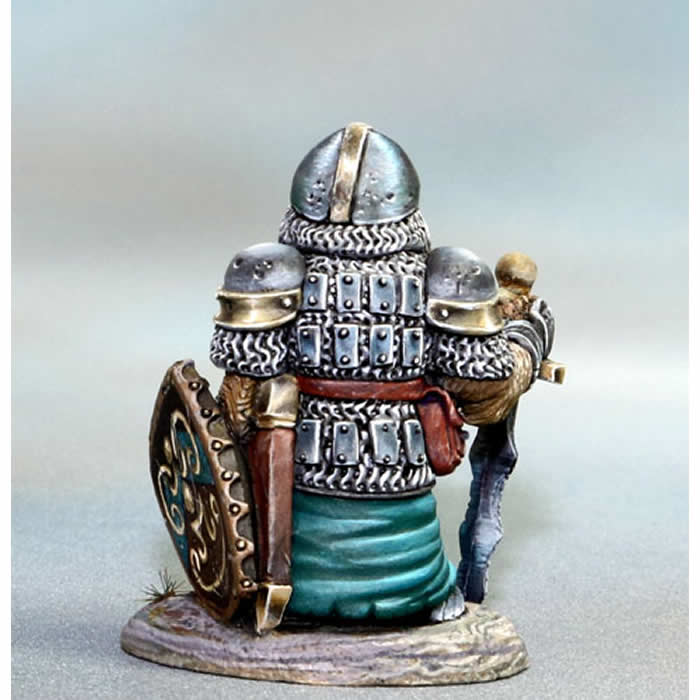 DSM8132 Sloth Warrior with Sword and Shield Miniature Critter Kingdoms