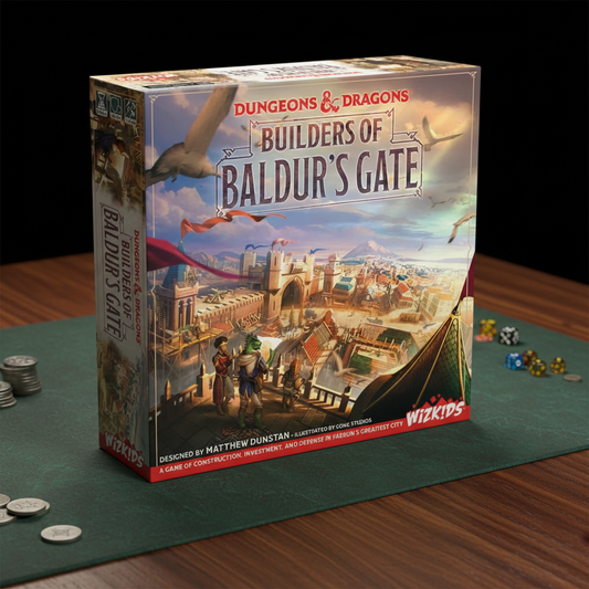 D&D Builders of Baldur's Gate - City-Building Strategy Board Game with 3D Miniatures