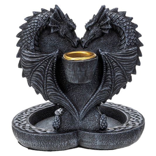 Dual Dragon's Heart Backflow Incense Burner