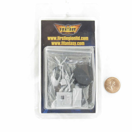 FLM28036 Female Priest with Bird Figure Kit 28mm Heroic Scale Miniature Unpainted