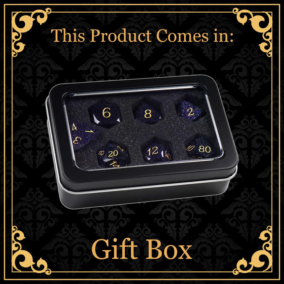 Dragon Seer Metal Dice Set | Premium D&D Metal Dice by Revenant Foundry