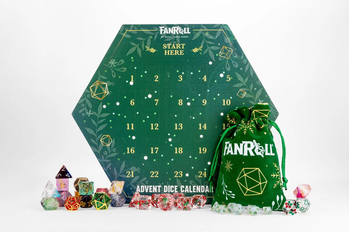 FanRoll Holiday Dice Advent Calendar 2025 | 25 Days of Dice