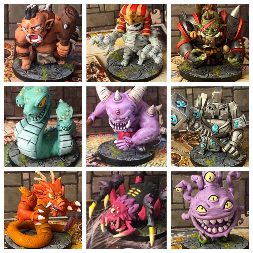 Stone King Fangehul Boss Set