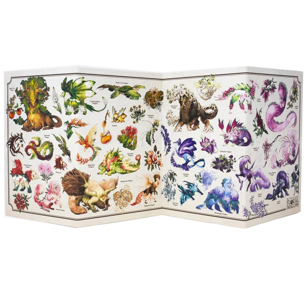 The Field Guide to Floral Dragons: Four-Panel Game Master Screen
