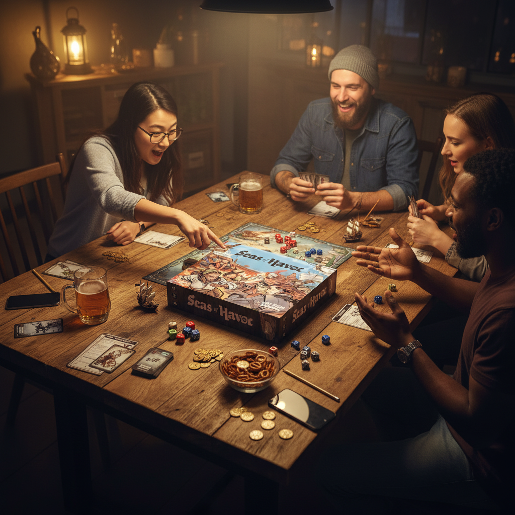 Seas of Havoc: Captain's Deluxe Edition (Naval Skirmish Game)