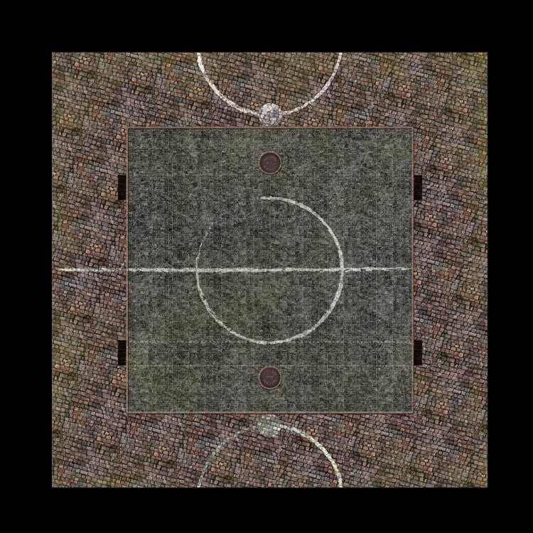 Mats by Mars: 2-in-1 Street Ball Pitch - Guild Ball Compatible