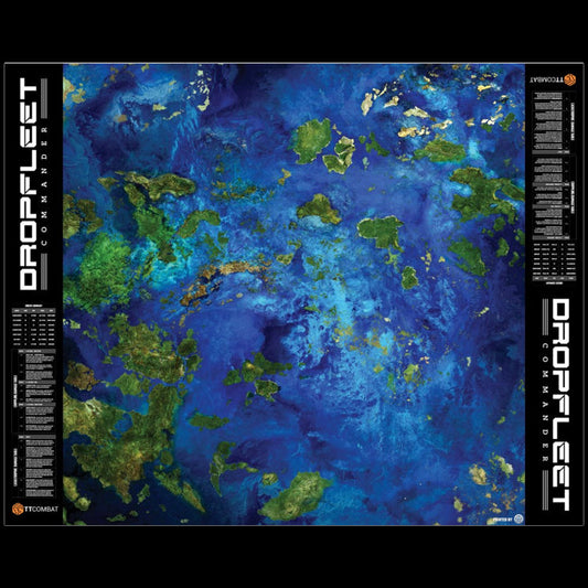 TT Combat: Dropfleet Commander Lagoon Tabletop Wargaming Play Mat