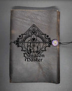 Hooded Dungeon Master, DnD Journal, Engraved, Embossed Refillable Leather Journal, A5 leather journal