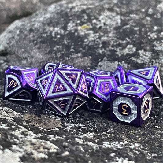 Conjure Elemental Sharp-Edged Resin Dice Set – 7-Piece Polyhedral RPG Dice